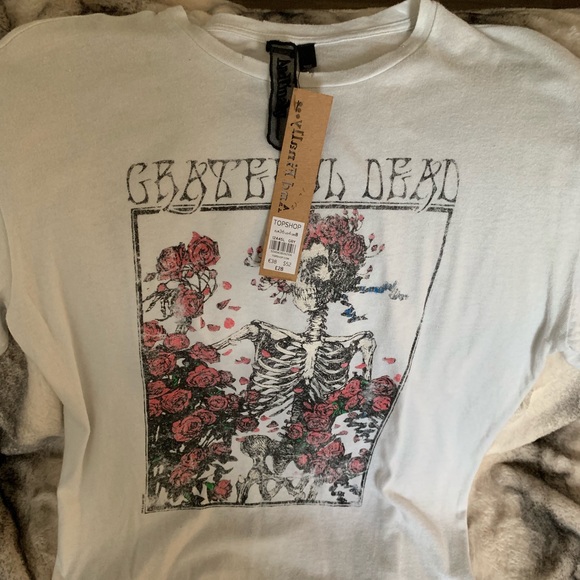 Topshop Tops - Topshop grateful dead ripped tee